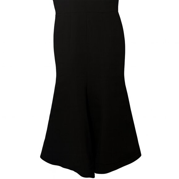 Amsale Black Sleeveless V-Neck Formal Dress - Size 14 - Picture 3 of 4